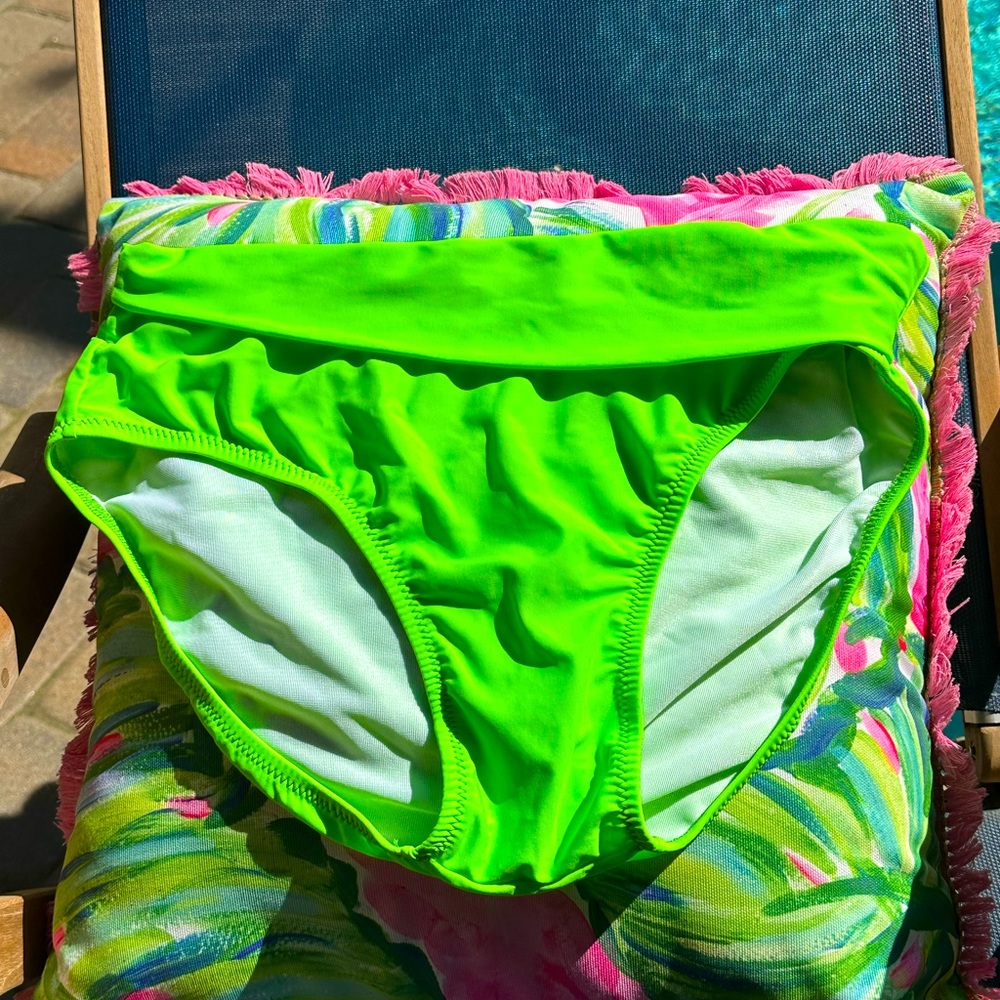 Green Bikini Bottoms XL NWOT